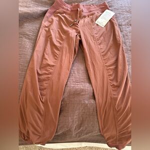 lululemon athletica Rust Pink Track Pants